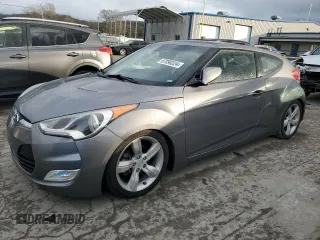 2014 Hyundai Veloster RE:FLEX z VIN KMHTC6AD2EU216453, wystawiony jako Copart lot #87090324 z przebiegiem 147 771 mil mil oraz Czysty tytuł • Clean title. Historia ofert i sprzedaży dostępna na DreamBid. Obrazek 1.