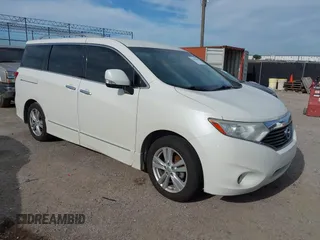 2015 Nissan Quest SV z VIN JN8AE2KP0F9125732, wystawiony jako IAAI lot #42312896 z przebiegiem 156 626 mil mil oraz . Historia ofert i sprzedaży dostępna na DreamBid. Obrazek 1.