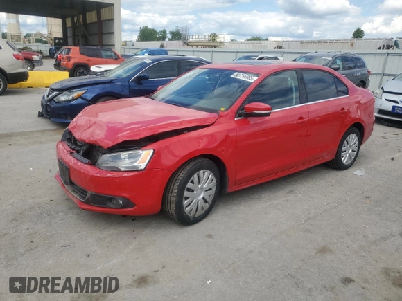 2012 Volkswagen Jetta TDI w/Premium & Nav with VIN 3VWLL7AJ6CM016111, listed as a Copart auction lot 58756965 with 152,444 mi miles and Salvage title. Bid and sale history available at DreamBid. Image 1.