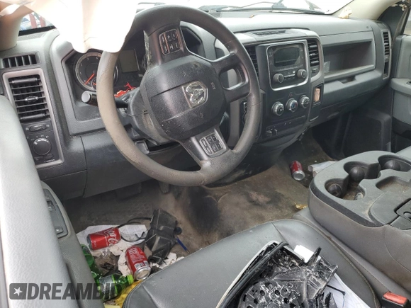 2017 Ram 1500 Tradesman with VIN 3C6JR6DG1HG504687, listed as a Copart auction lot 68130264 with 317,821 mi miles and Salvage title. Bid and sale history available at DreamBid. Image 8.