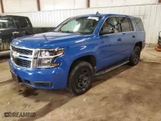 2017 Chevrolet Tahoe Commercial with VIN 1GNSKDEC7HR303353, listed as a Copart auction lot 44195565 with 158,519 mi miles and Clean Title. Bid and sale history available at carsss.com. Image 1.