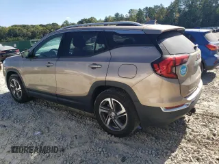 2018 GMC Terrain SLT Diesel with VIN 3GKALREU6JL282701, listed as a Copart auction lot 75844504 with 124,430 mi miles and Salvage Title. Bid and sale history available at DreamBid. Image 2.