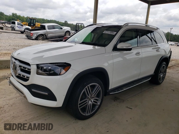 2022 Mercedes-Benz GLS 450 with VIN 4JGFF5KEXNA801997, listed as a Copart auction lot 57117054 with 11,621 mi miles and . Bid and sale history available at DreamBid. Image 1.