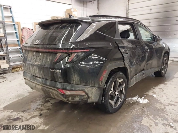 2023 Hyundai Tucson Hybrid SEL Convenience with VIN KM8JFCA16PU111727, listed as a IAAI auction lot 41502958 with 41,636 mi miles. Bid and sale history available at carsss.com. Image 4.
