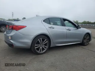 2020 Acura TLX Technology with VIN 19UUB3F44LA001126, listed as a Copart auction lot 58700805 with 49,195 mi miles and Salvage title. Bid and sale history available at DreamBid. Image 3.
