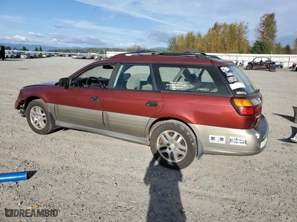 2003 Subaru Legacy Wagon Outback with VIN 4S3BH675337603946, listed as a Copart auction lot 72049404 with 0 mi miles and Salvage Title. Bid and sale history available at carsss.com. Image 2.