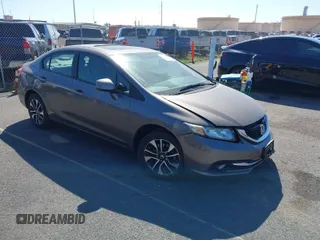 2013 Honda Civic EX-L with VIN 19XFB2F91DE011186, listed as a IAAI auction lot 41527082 with 56,770 mi miles and . Bid and sale history available at DreamBid. Image 1.