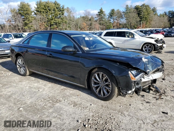 2012 Audi A8 L with VIN WAURVAFD2CN003544, listed as a Copart auction lot 85859774 with 119,736 mi miles and Clean Title. Bid and sale history available at carsss.com. Image 4.