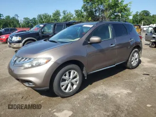 2014 Nissan Murano SV z VIN JN8AZ1MU1EW413485, wystawiony jako Copart lot #60904105 z przebiegiem 139 821 mil mil oraz Czysty tytuł • Clean title. Historia ofert i sprzedaży dostępna na DreamBid. Obrazek 1.