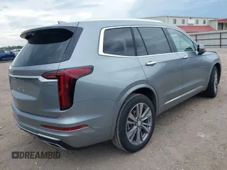 2025 Cadillac XT6 FWD Premium Luxury with VIN 1GYKPCRS0SZ119055, listed as a IAAI auction lot 42574001 with 17,137 mi miles and . Bid and sale history available at DreamBid. Image 4.