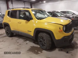 2017 Jeep Renegade Latitude with VIN ZACCJBBBXHPE75052, listed as a IAAI auction lot 41478966 with 100,663 mi miles. Bid and sale history available at carsss.com. Image 1.