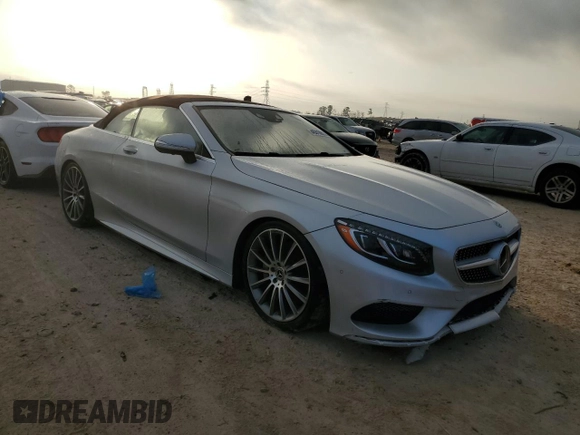 2017 Mercedes-Benz S 550 with VIN WDDXK8CB2HA029533, listed as a Copart auction lot 43313915 with Not Provided miles and Non Repairable. Bid and sale history available at DreamBid. Image 4.