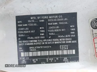 2011 Ford Transit Connect XLT с VIN NM0LS7BN7BT044374, выставлен на аукционе IAAI как лот 42364093 с пробегом 151 633 миль миль и . История ставок и продаж доступна на DreamBid. Изображение 9.