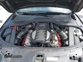 2012 Audi A8 L with VIN WAURVAFD5CN038949, listed as a IAAI auction lot 41914575 with 85,634 mi miles. Bid and sale history available at carsss.com. Image 10.