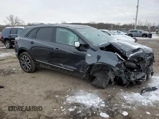 2021 Cadillac XT5 AWD Sport with VIN 1GYKNHRS1MZ161109, listed as a Copart auction lot 45024015 with Not provided miles and Salvage title. Bid and sale history available at DreamBid. Image 4.