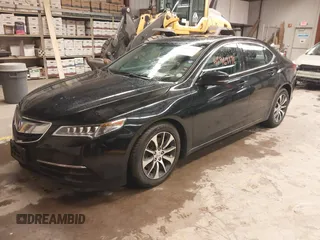 2015 Acura TLX with VIN 19UUB1F35FA023782, listed as a IAAI auction lot 41963193 with 152,651 mi miles. Bid and sale history available at carsss.com. Image 2.