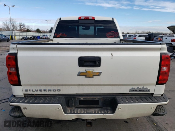 2014 Chevrolet Silverado 1500 High Country with VIN 3GCUKTEC4EG335555, listed as a Copart auction lot 86993214 with 216,596 mi miles and Salvage Title. Bid and sale history available at carsss.com. Image 6.
