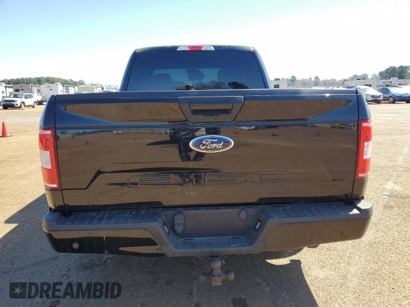 2018 Ford F-150 XL with VIN 1FTFX1E59JKD31469, listed as a Copart auction lot 45917325 with 144,824 mi miles and Salvage Title. Bid and sale history available at carsss.com. Image 6.