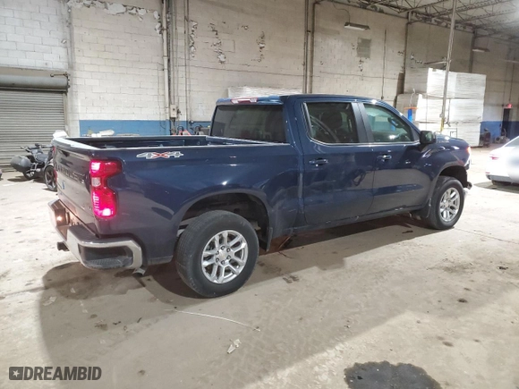 2022 Chevrolet Silverado 1500 LT with VIN 1GCPDKEK0NZ526561, listed as a Copart auction lot 88953555 with 37,733 mi miles and Clean Title. Bid and sale history available at carsss.com. Image 3.