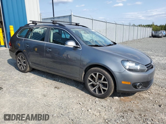 2014 Volkswagen Jetta SportWagen TDI w/Sunroof & Nav with VIN 3VWPL7AJ6EM620603, listed as a Copart auction lot 71386874 with 209,660 mi miles and Salvage Title. Bid and sale history available at carsss.com. Image 4.