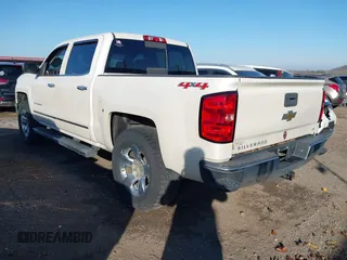 2015 Chevrolet Silverado 1500 LTZ with VIN 3GCUKSECXFG203217, listed as a IAAI auction lot 40871435 with 167,386 mi miles. Bid and sale history available at carsss.com. Image 3.