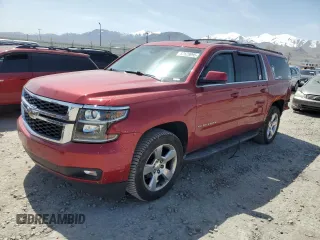 2015 Chevrolet Suburban LT with VIN 1GNSKJKC5FR205373, listed as a Copart auction lot 52528095 with 94,839 mi miles and Salvage Title. Bid and sale history available at carsss.com. Image 1.