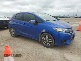 2017 Honda Fit EX-L with VIN 3HGGK5H81HM707327, listed as a Copart auction lot 55898805 with 53,579 mi miles and Clean title. Bid and sale history available at DreamBid. Image 4.