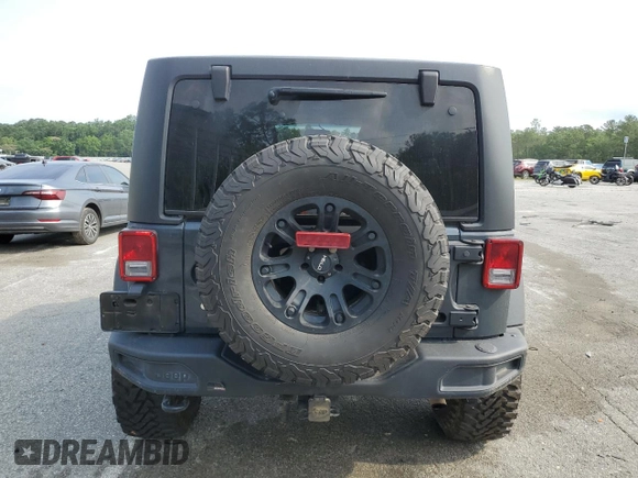 2017 Jeep Wrangler Unlimited Rubicon с VIN 1C4HJWFG8HL646923, выставлен на аукционе Copart как лот 57409125 с пробегом 79 835 миль миль и Списание • Salvage title. История ставок и продаж доступна на DreamBid. Изображение 6.