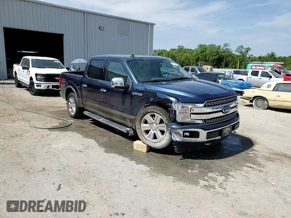 2020 Ford F-150 XL with VIN 1FTEW1E52LFC63073, listed as a Copart auction lot 57453495 with 22,718 mi miles and Salvage title. Bid and sale history available at DreamBid. Image 14.