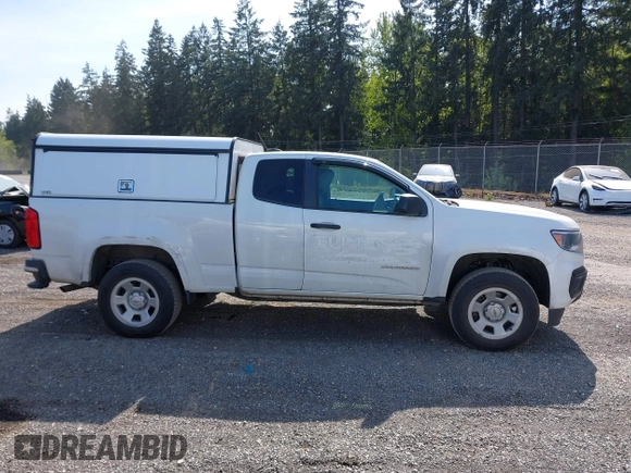 2021 Chevrolet Colorado 2WD Work Truck with VIN 1GCHSBEN2M1105829, listed as a IAAI auction lot 42105824 with 120,799 mi miles. Bid and sale history available at carsss.com. Image 13.