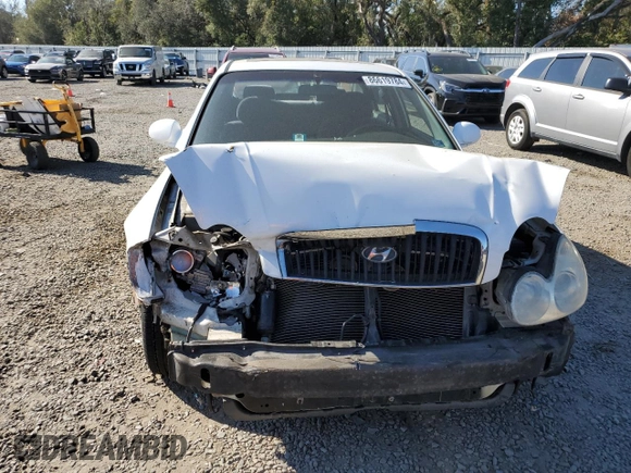 2003 Hyundai Sonata with VIN KMHWF25S53A762233, listed as a Copart auction lot 86619784 with 141,790 mi miles and Salvage Title. Bid and sale history available at carsss.com. Image 5.