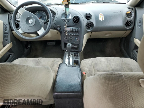 2005 Pontiac Grand Prix with VIN 2G2WP522051178329, listed as a Copart auction lot 59845825 with 122,570 mi miles and Salvage title. Bid and sale history available at DreamBid. Image 8.