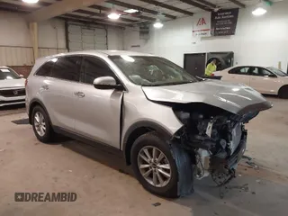 2020 Kia Sorento L with VIN 5XYPG4A37LG652560, listed as a IAAI auction lot 41317950 with 96,758 mi miles. Bid and sale history available at carsss.com. Image 1.