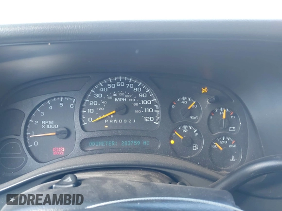 2006 Chevrolet Tahoe LS with VIN 1GNEC13V06J104296, listed as a IAAI auction lot 41697104 with 283,759 mi miles. Bid and sale history available at carsss.com. Image 7.