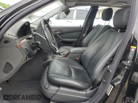 2002 Mercedes-Benz S 500 z VIN WDBNG75J22A219954, wystawiony jako Copart lot #56286855 z przebiegiem 144 562 mil mil oraz Szkoda całkowita • Salvage title. Historia ofert i sprzedaży dostępna na DreamBid. Obrazek 7.