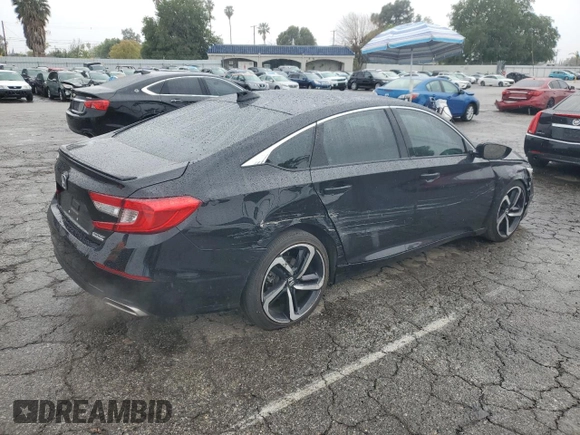 2022 Honda Accord Sedan Sport SE with VIN 1HGCV1F40NA081261, listed as a Copart auction lot 49120795 with 29,076 mi miles and Salvage Title. Bid and sale history available at carsss.com. Image 3.