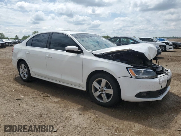 2012 Volkswagen Jetta TDI w/Premium & Nav with VIN 3VWLL7AJ4CM360634, listed as a Copart auction lot 58619355 with 171,903 mi miles and Salvage title. Bid and sale history available at DreamBid. Image 4.