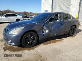 2012 Infiniti G25 x with VIN JN1DV6ARXCM730145, listed as a Copart auction lot 82814844 with 197,022 mi miles and Salvage Title. Bid and sale history available at DreamBid. Image 1.