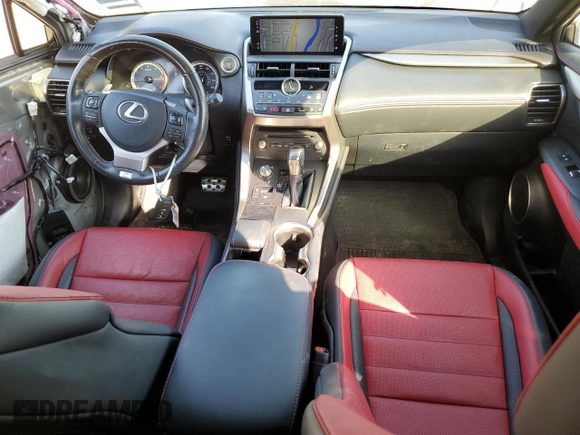 2020 Lexus NX with VIN JTJSARDZ8L5009844, listed as a Copart auction lot 76733124 with 60,139 mi miles and Salvage Title. Bid and sale history available at carsss.com. Image 8.