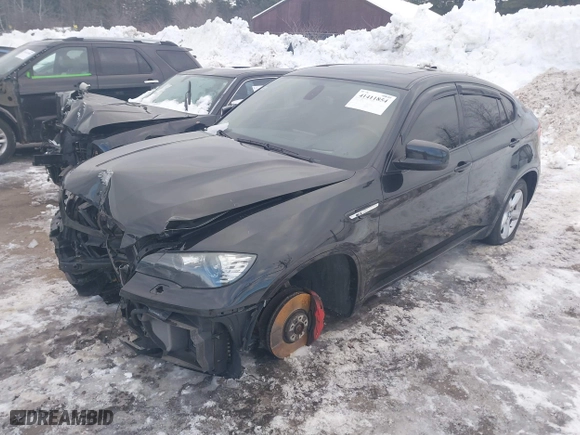 2011 BMW X6 M with VIN 5YMGZ0C57BLK14388, listed as a IAAI auction lot 41411854 with 129,248 mi miles. Bid and sale history available at carsss.com. Image 18.
