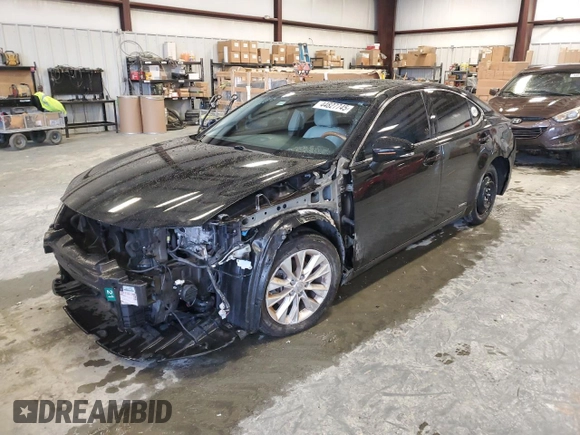 2014 Lexus ES 300h Hybrid with VIN JTHBW1GG6E2047687, listed as a Copart auction lot 44827745 with 96,898 mi miles and Salvage Title. Bid and sale history available at carsss.com. Image 1.