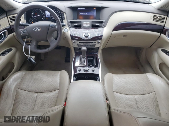 2011 Infiniti M37 with VIN JN1BY1AR0BM377303, listed as a Copart auction lot 86342264 with 131,984 mi miles and Salvage Title. Bid and sale history available at carsss.com. Image 8.