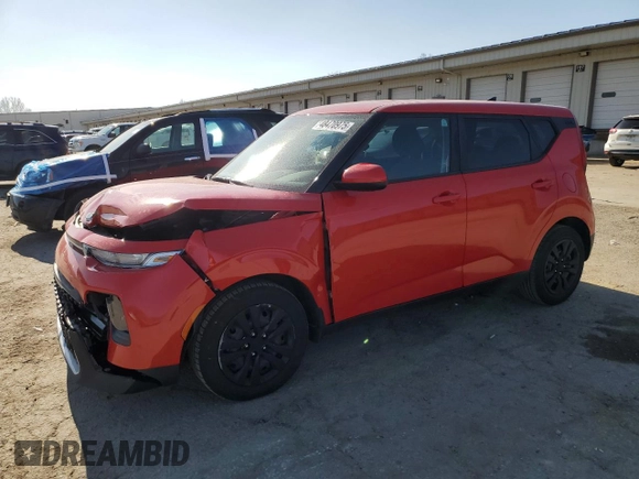 2020 Kia Soul LX with VIN KNDJ23AU0L7705801, listed as a Copart auction lot 48470975 with 115,882 mi miles and Salvage Title. Bid and sale history available at carsss.com. Image 1.