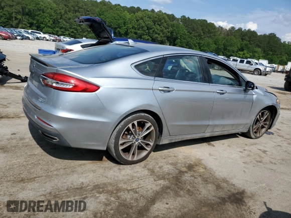 2020 Ford Fusion Titanium with VIN 3FA6P0D97LR138594, listed as a Copart auction lot 57755565 with Not provided miles and Clean title. Bid and sale history available at DreamBid. Image 3.