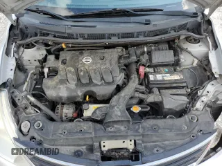 2011 Nissan Versa S with VIN 3N1BC1AP4BL420919, listed as a Copart auction lot 53614525 with 247,051 mi miles and Salvage title. Bid and sale history available at DreamBid. Image 11.