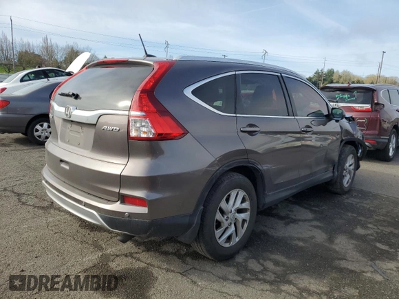 2015 Honda CR-V EX-L with VIN 2HKRM4H79FH617056, listed as a Copart auction lot 50390375 with 73,701 mi miles and Salvage Title. Bid and sale history available at carsss.com. Image 3.