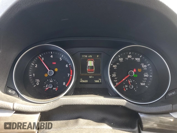 2017 Volkswagen Passat SE z VIN 1VWGT7A35HC078899, wystawiony jako Copart lot #55057695 z przebiegiem 45 620 mil mil oraz Szkoda całkowita • Salvage title. Historia ofert i sprzedaży dostępna na DreamBid. Obrazek 9.