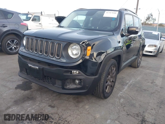 2016 Jeep Renegade Latitude with VIN ZACCJABT6GPC60155, listed as a IAAI auction lot 41387040 with 127,106 mi miles and . Bid and sale history available at DreamBid. Image 18.