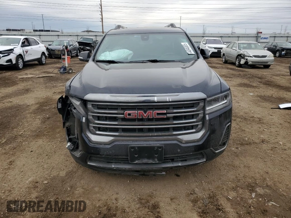 2021 GMC Acadia AT4 with VIN 1GKKNLLS8MZ138903, listed as a Copart auction lot 44046555 with 60,141 mi miles and Salvage Title. Bid and sale history available at carsss.com. Image 5.