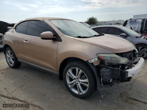 2012 Nissan Murano CrossCabriolet with VIN JN8AZ1FY3CW100127, listed as a Copart auction lot 70331524 with NaN miles and Salvage Title. Bid and sale history available at carsss.com. Image 4.